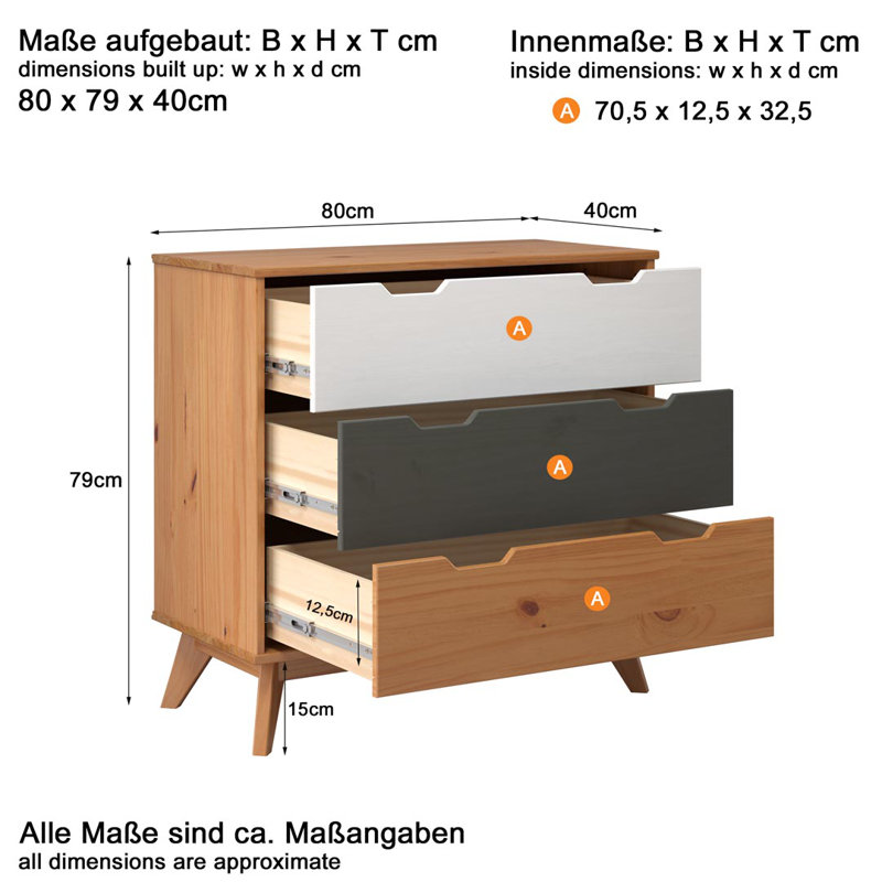 Ferncliff Solid Wood Chest of Drawers