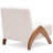 Upholstered Accent Chair with Wooden Legs-763807175