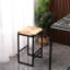 De 2 jacinthes d'eau - et tendance, polyvalent l 15,72 po x l 13,14 po x H 25 po, 19 lb, tabourets de bar sans dossier à finition naturelle, facile à installer, hauteur de 25 po, poids de 20 lb