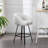 Absalom Modern Swivel Upholstered 26.6" Sherpa Counter Stool with Metal Frame-839629861-830356935