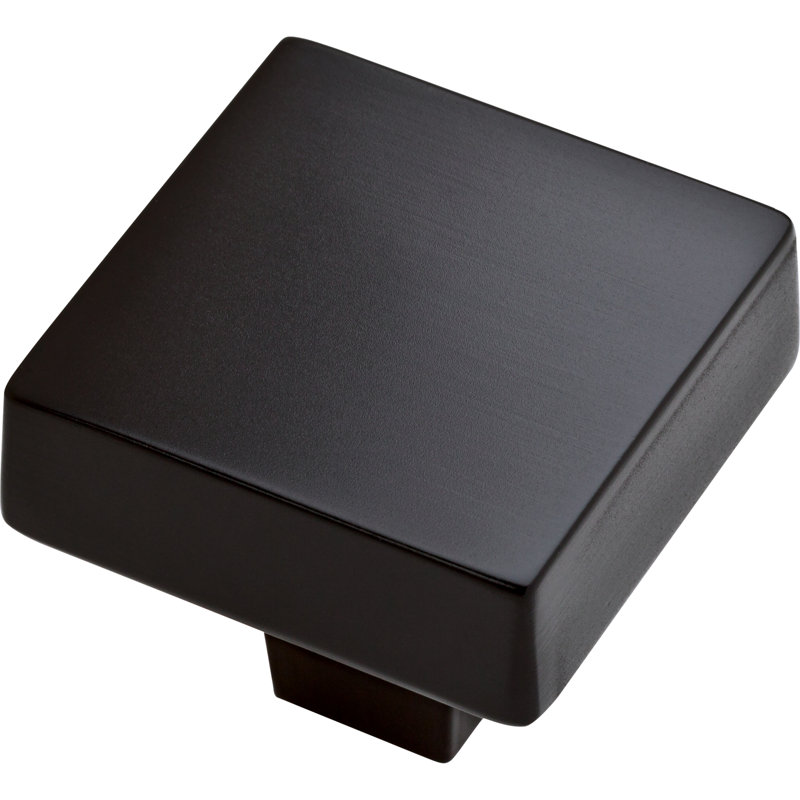 Soft Modern Square Knob Multipack, Matte Black