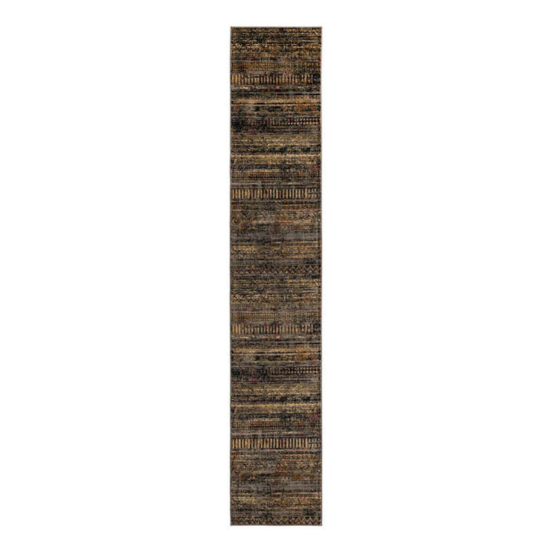 Blakely en polypropylène tissé par la machine Quigley, Tapis de couloir 2 pi 2 po x 12 pi
