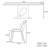 European light luxury rectangular dining table set-102710089
