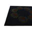 Tapis carré bleu marine Otto