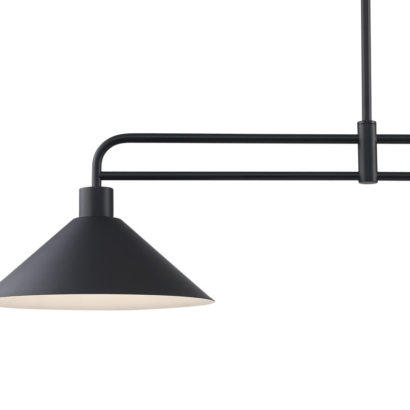 Luminaire suspendu industriel Fayra, Noir