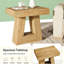 Table d'appoint rectangulaire en bois 