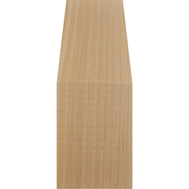 Attelle de genou Funston, Sapin de Douglas, Lisse, H 10 po x l 3,5 po x P 6 po