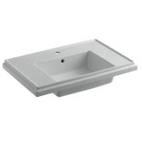 Tresham Ceramic 30" Fireclay Bathroom Sink with Overflow
