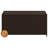 Water Resistant Acacia Poly Rattan Deck Box with Wheels-97884520