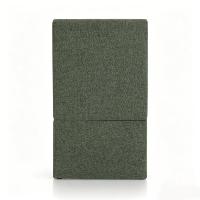 Chaise de salle à manger latérale rembourrée à dossier haut avec roulettes (ensemble de 6), 6, Vert