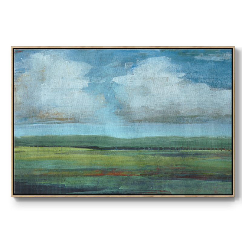 " Natural Viewpoint ", 25" H x 17" W x 2" D, Natural Wood Framed