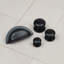 Matt Black Cup & Coordinating Knobs -126282198
