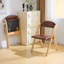 Upholstered Padded Stackable Folding Chair-341229715