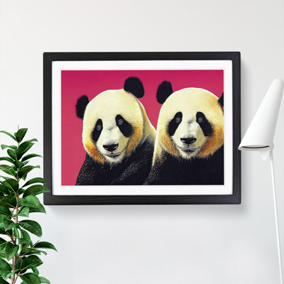 Splendid Pandas - Framed Print