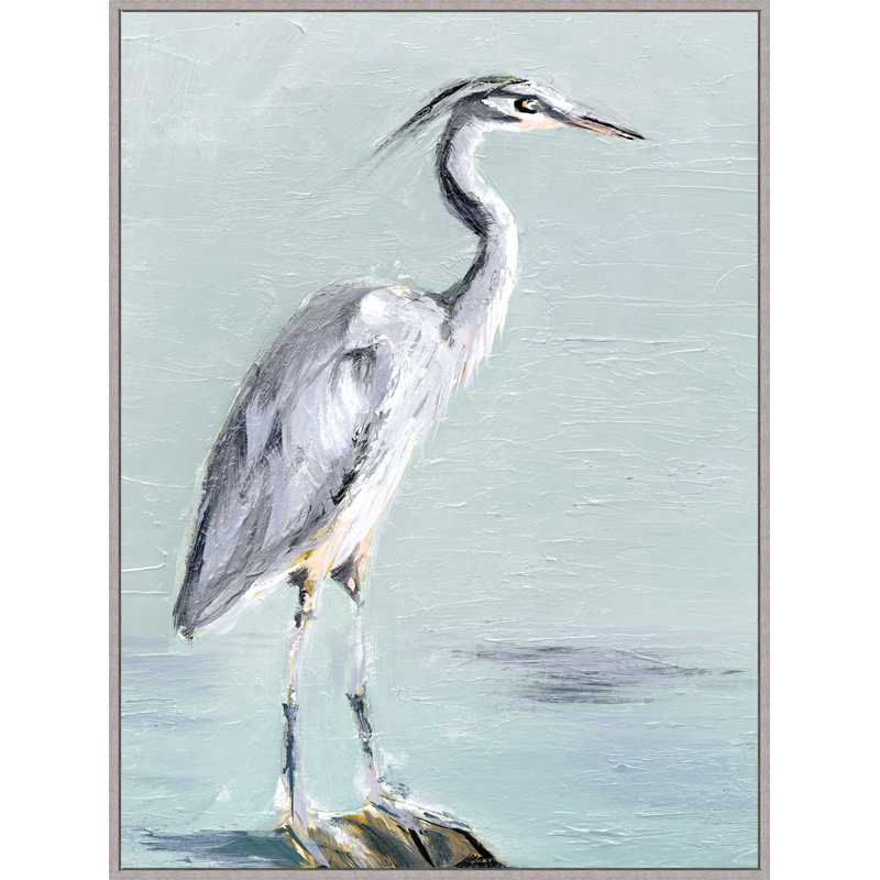 Perched Heron 2 Print