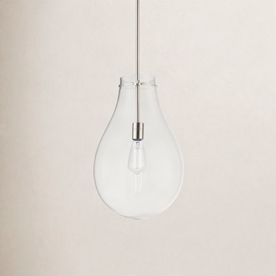 Marinette Single Light Glass Dimmable Pendant