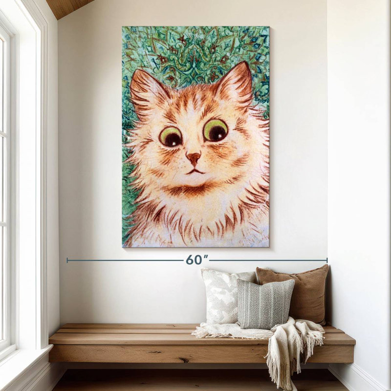 Brampt Kaleidoscope Cats II, 51" H x 34" W