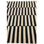 Tapis noir et blanc Ohlson