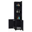 Armoire 2 portes avec 3 tablettes d'angle
