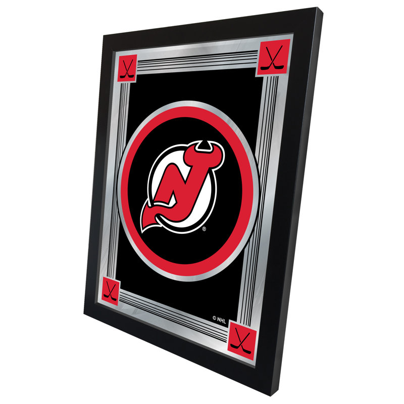 « logo mirror », impression encadrée NHL, New Jersey Devils