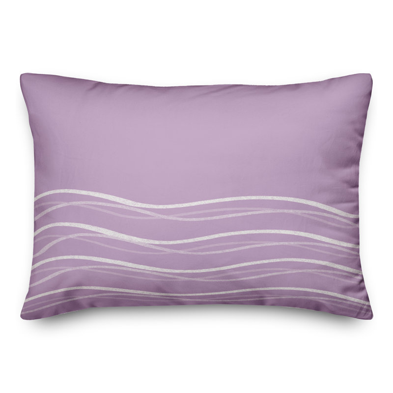 Coussin Striped, Mauve