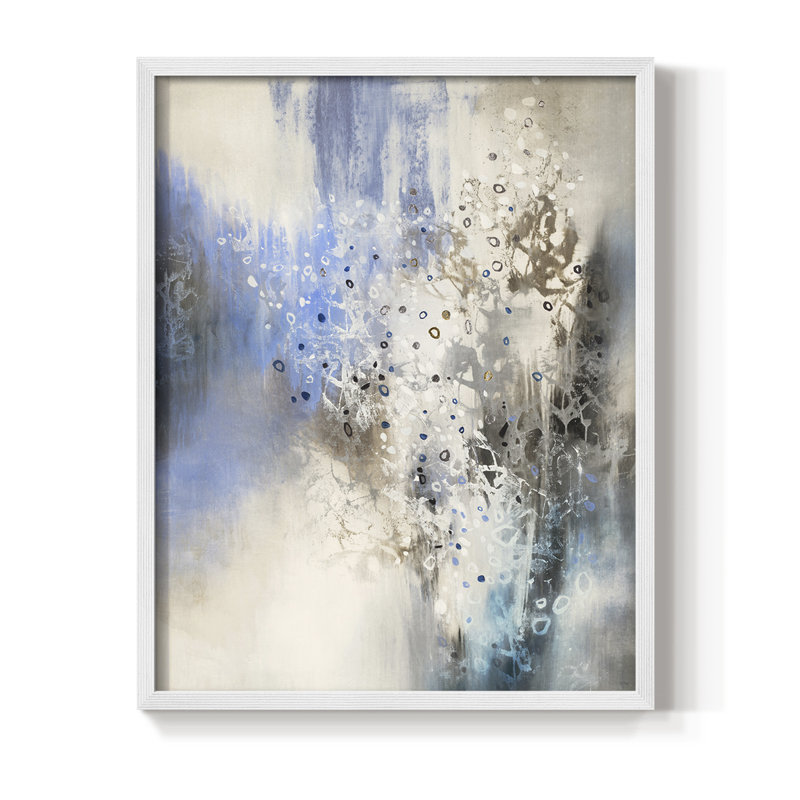 Glacier Stones, reproduction encadrée - bois massif, Blanc, H 20 po x l 16 po