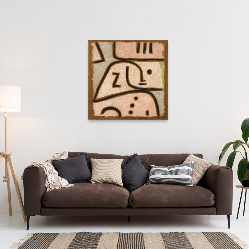 Wi, impression d'art moderne classique abstrait, H 36 po x l 36 po