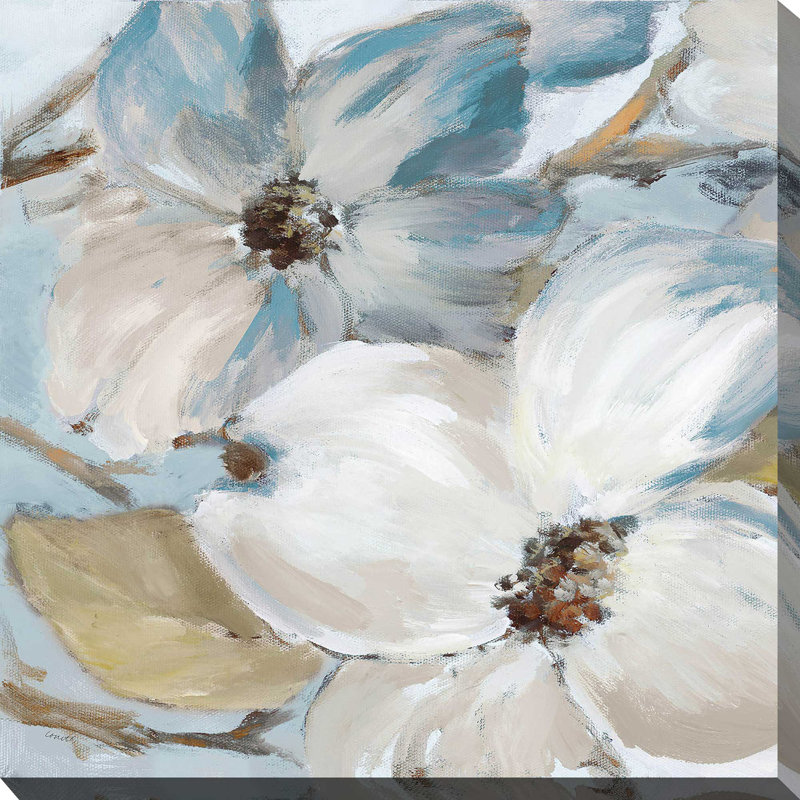 « neutral silently fleuri ii », reproduction de peinture à l’huile sur toile, H 28 po x l 28 po x P 1,5 po, Toile tendue