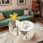 Luxury Coffee Table With Silver Full Mirror Surface Design