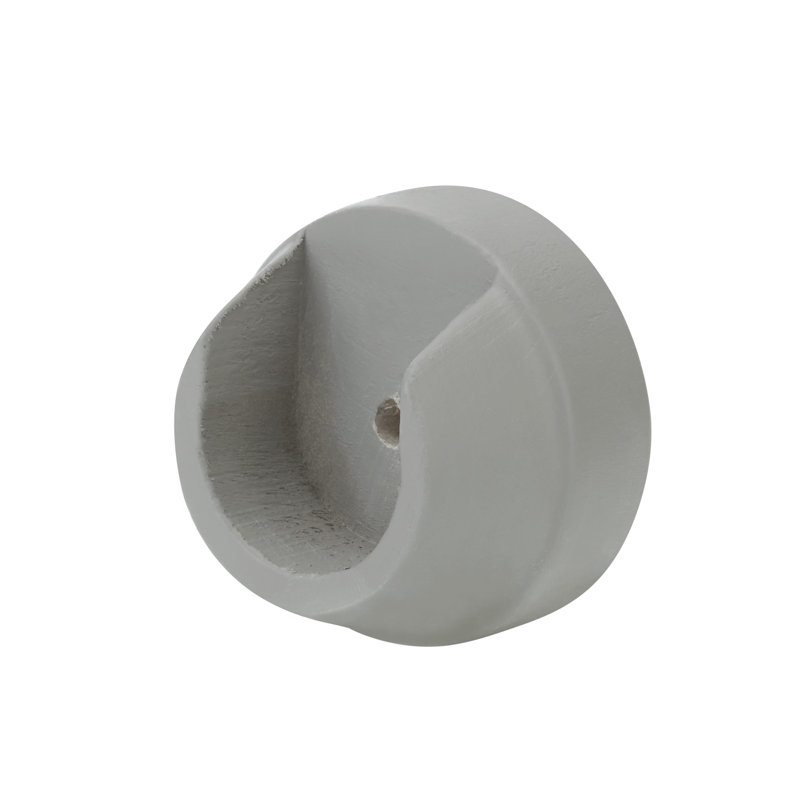 Keswick Wood Rod Socket, Truffle, 3.5cm