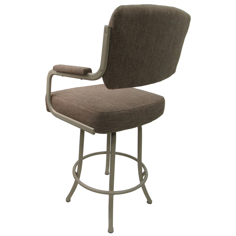 Tabouret de comptoir pivotant 26 po Melvin, Beige bassin, Beige, Counter Stool (26” Seat Height)