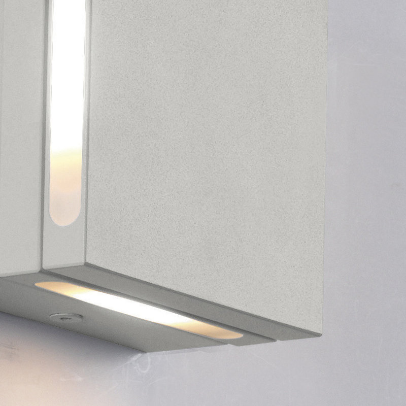 LED Flush Mounted Sconce, Grey