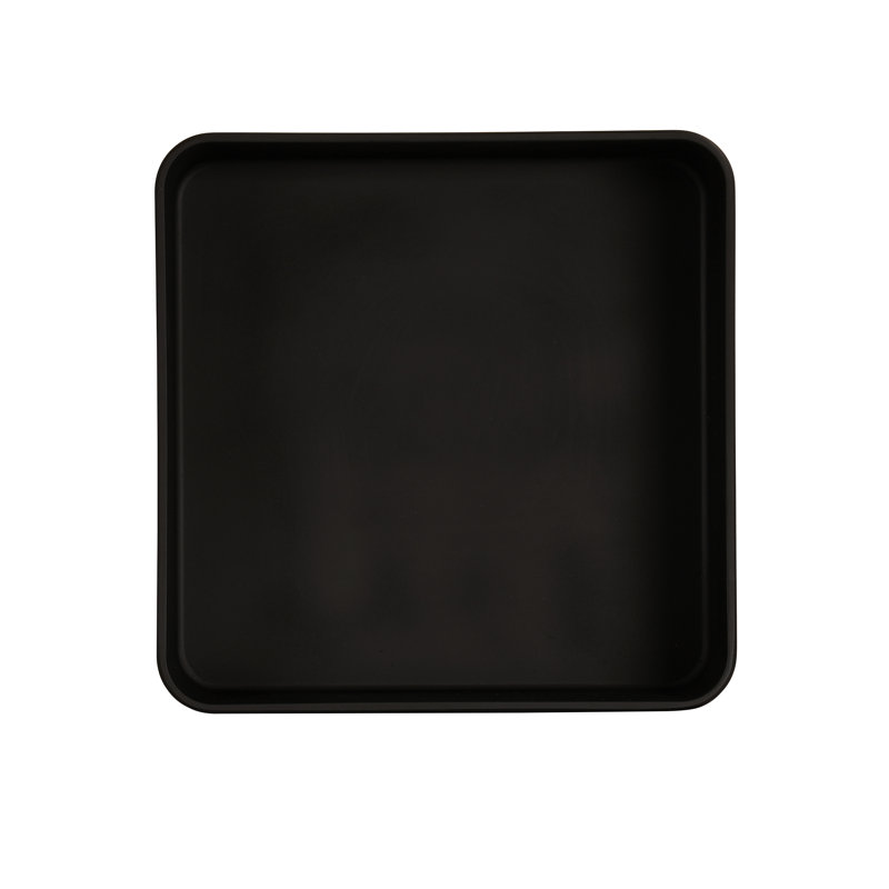 Plateau en mélamine Cal-Mil Hudson, H 3 po x l 10 po x P 10 po, Noir