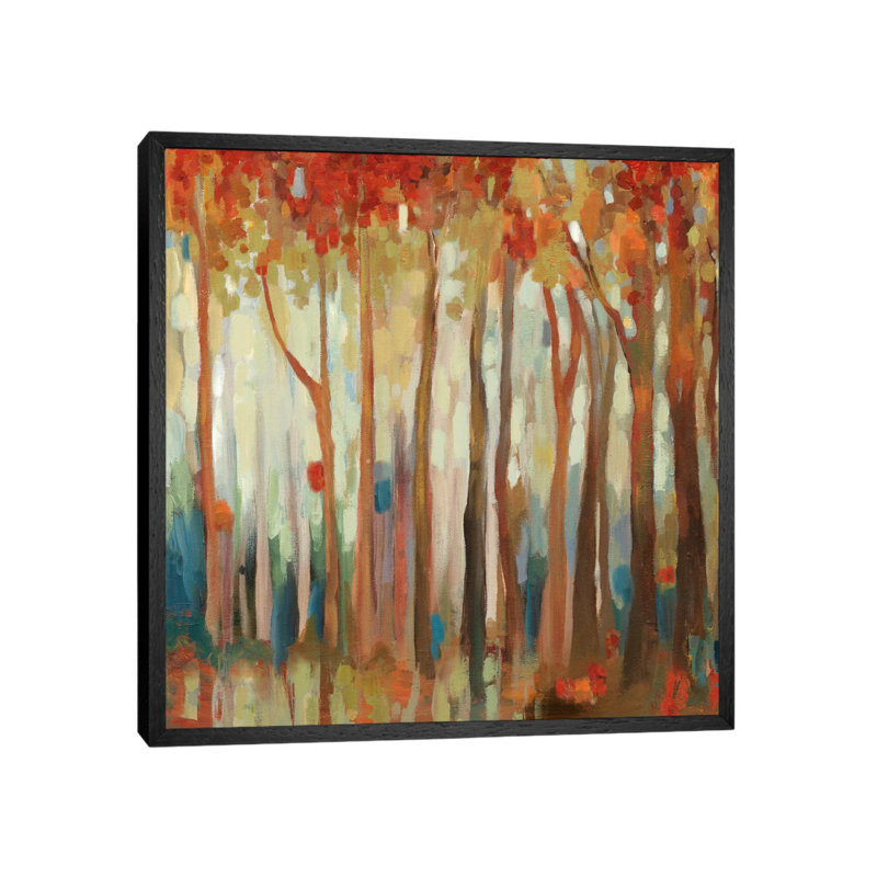 Marble Forest II by Allison Pearce - Painting on Canvas, Black Framed Canvas, 93.98 cm H x 93.98 cm W