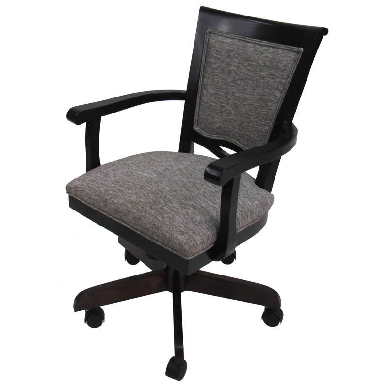 Fauteuil rembourré Lapradd, Gris, Noir