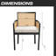 Fauteuil de 23,8 po de large Achary-874439850