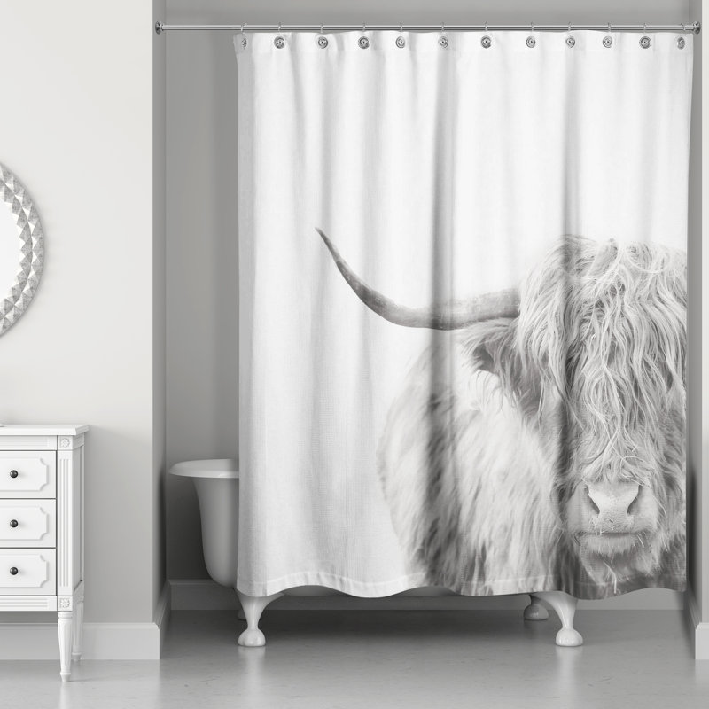 Highland Cow Shower Curtain
