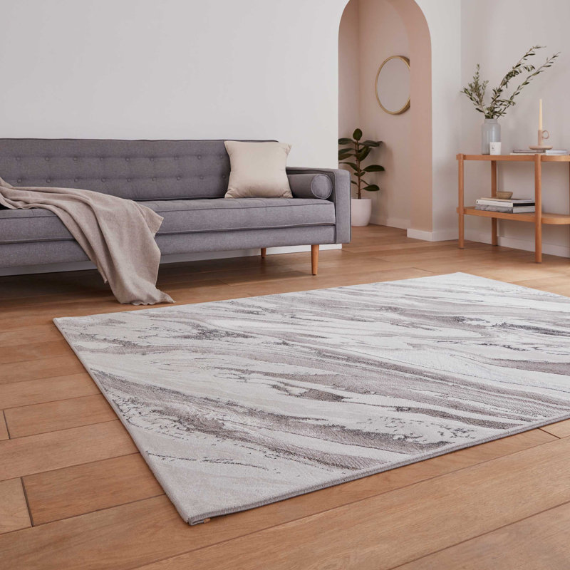 Hayllie Abstract Machine Tufted 120cm X 170cm Area Rug