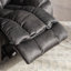 Fauteuil de massage moderne en microfibre 40,2 "avec chauffage et USB (ensemble de 2)-773017899