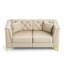 Canapé Chesterfield modulaire avec similicuir capitonné-1472249308