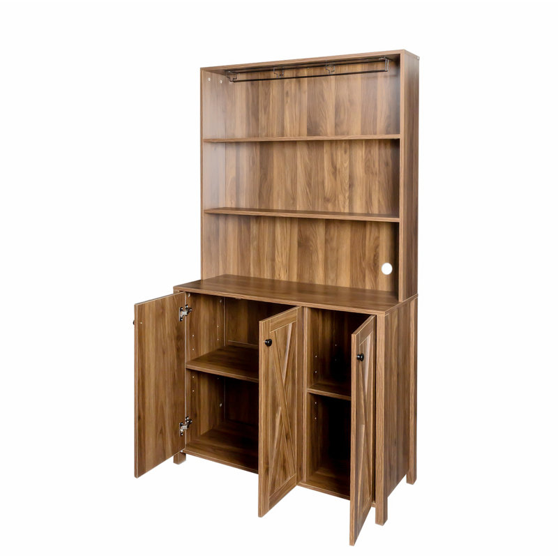 Gerarde 70.87'' Kitchen Pantry, Walnut