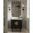 Antiqued Glass Frame Rectangle Mirror