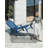 Outdoor HDPE Pool Chaise Lounge Chairs Set Of 2, Adjustable Backrest, UV Resistant, Ideal For Patio And Sunbathing-1363336925