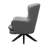 Olenka 32.5'' Wide Genuine Leather Swivel Wingback Chair