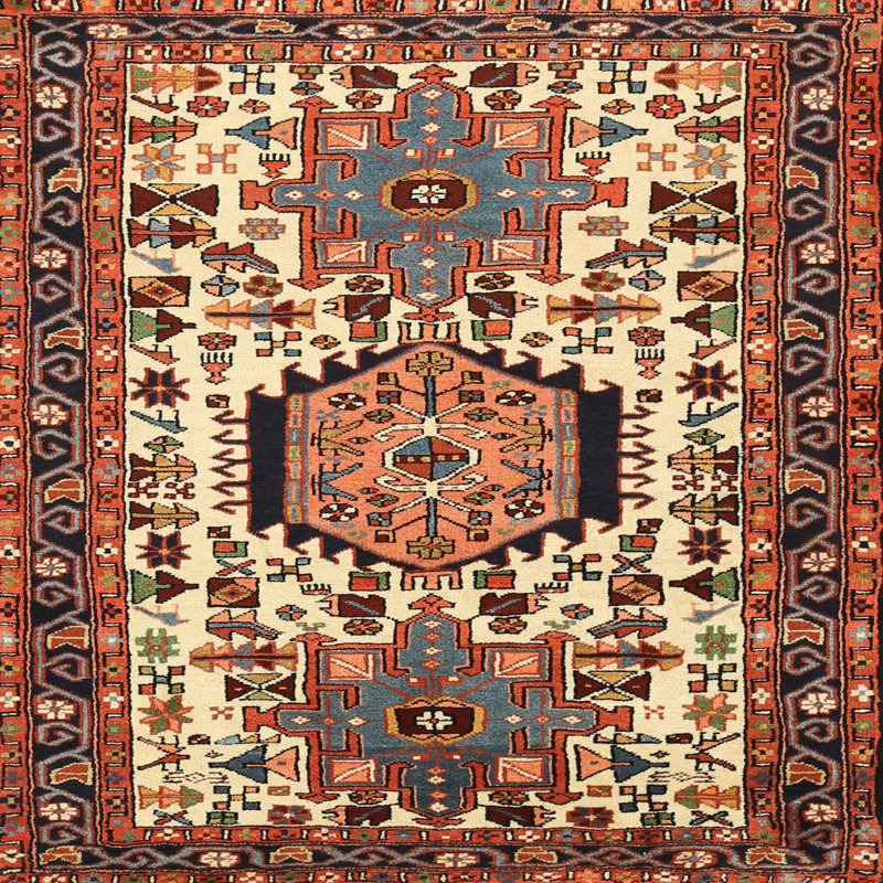 Oriental Indoor Rug, Round 5'
