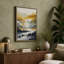 Mountains at Dawn Scandinavian 1 Piece Wrapped Canvas Wall Art-271056281-271056283