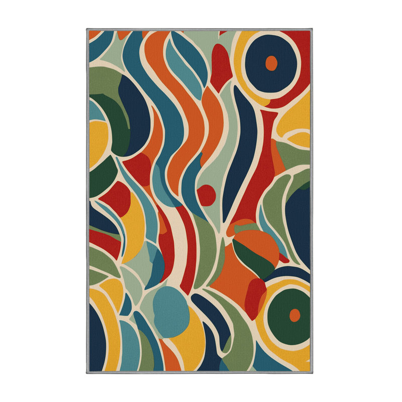 Perky Line Rug, Rectangle 8' x 10'