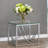 Square Glass Top End Table