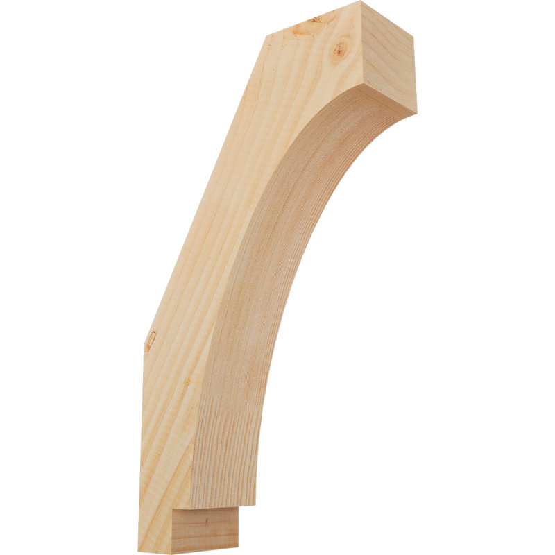 Attelle impériale du genou, Sapin de Douglas, H 18 po x l 3,5 po x P 10 po, Lisse