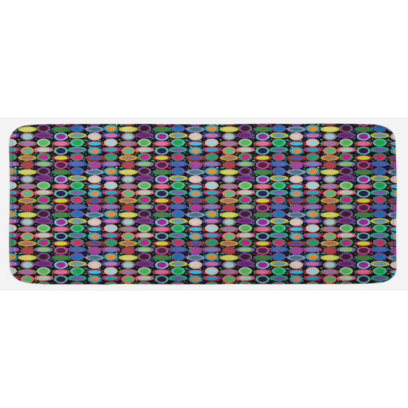 Cottage / Country Synthetic Kitchen Mat